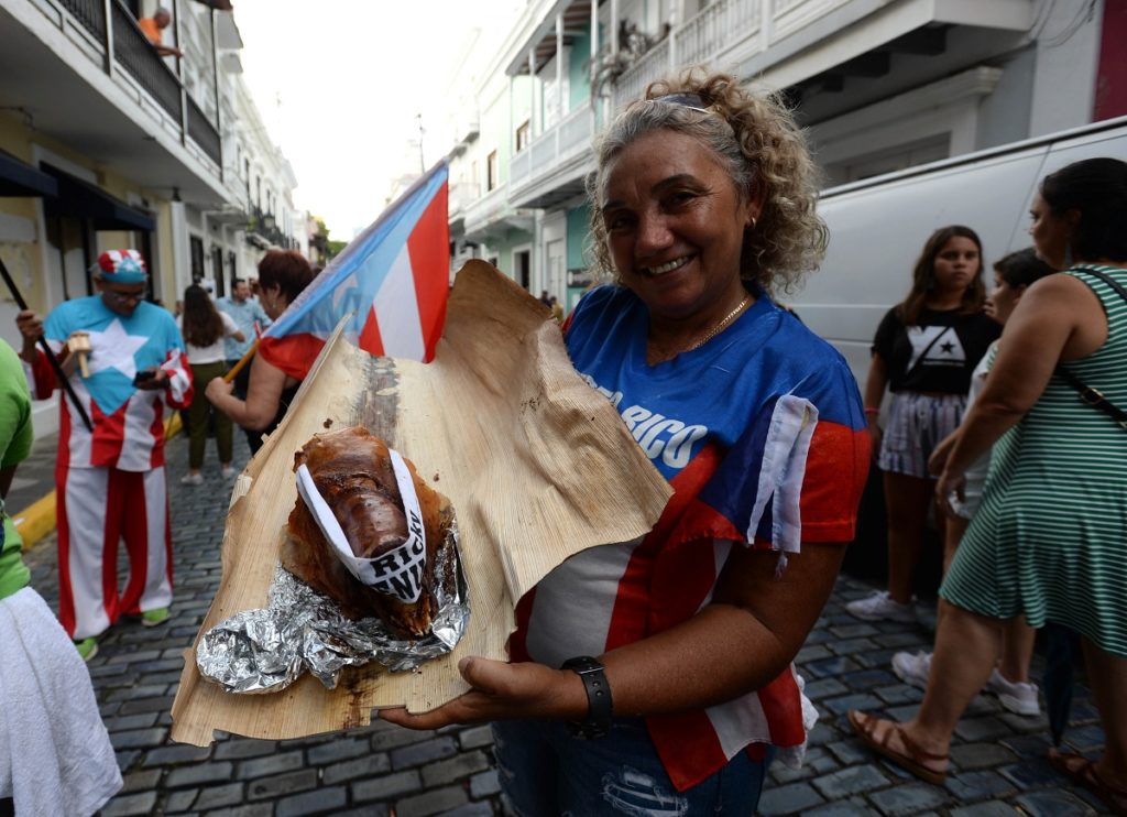 Celebración de la renuncia de Ricardo Rosselló, 2 de agosto de 2019, Ana María Abruña Reyes