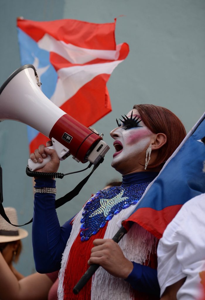 Celebración de la renuncia de Ricardo Rosselló, 2 de agosto de 2019, Ana María Abruña Reyes