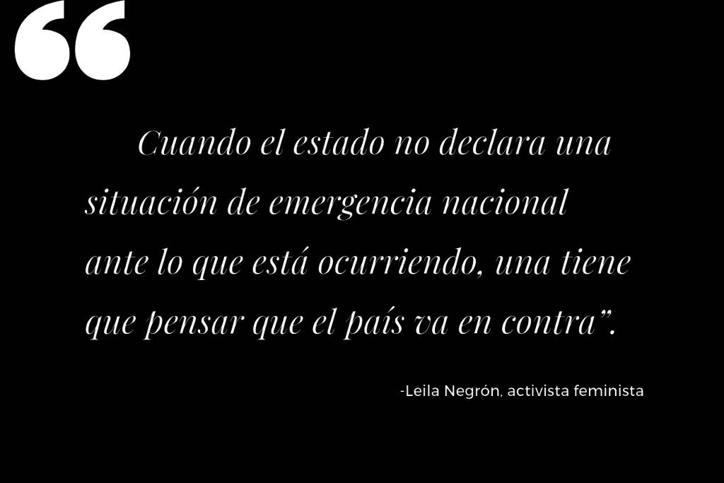 Actividad Voces Unidas / Coordinadora Paz para la Mujer / Cita de Leila Negrón