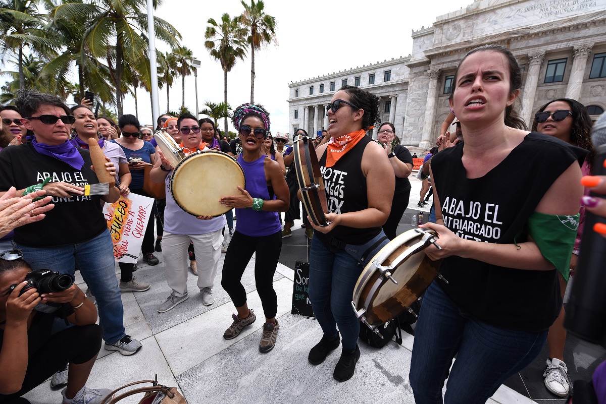 Plena Combativa el 8 de marzo de 2020