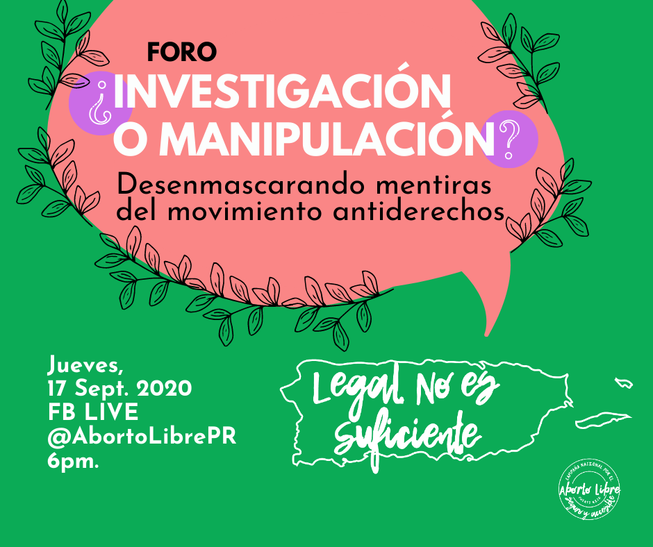 las mentiras del movimiento antiderechos