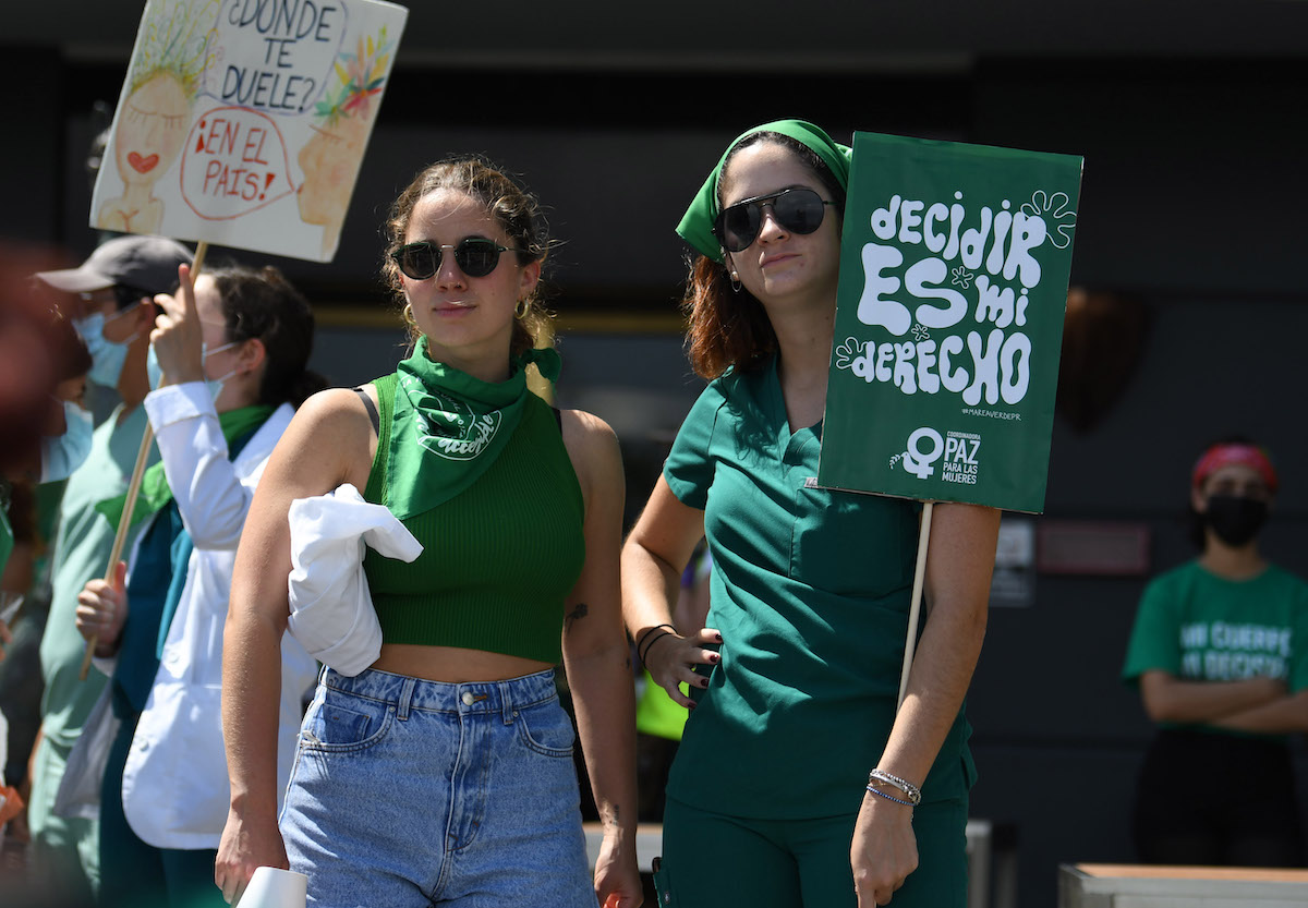 Marcha Marea Verde Puerto Rico 28 de mayo de 2022